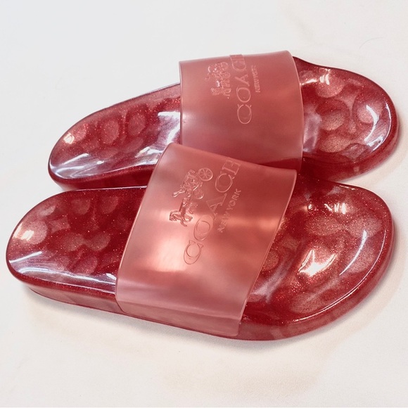 Coach Jelly Pool Slides - Picture 1 of 3